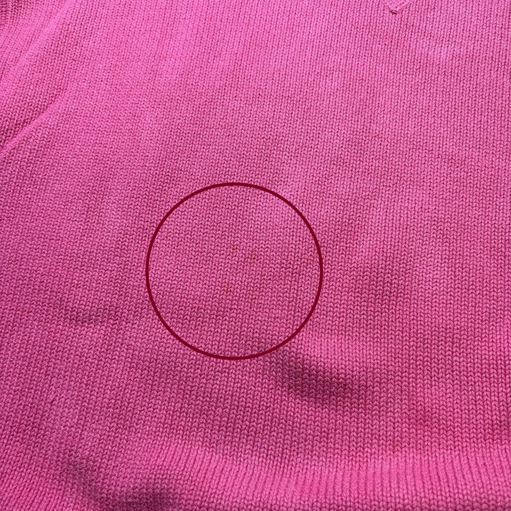 Tommy Hilfiger Sweater Mens XL Pink Long‎ Sleeve Pullover Preppy Casual Adult - Picture 6 of 6